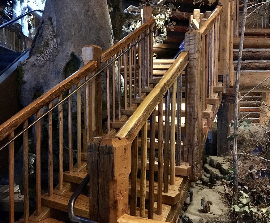 Reclaimed Barn Timber Staircase