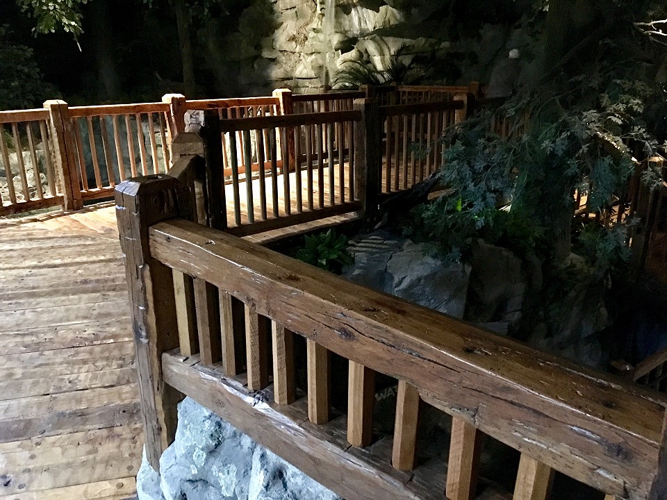 Bridge Walkway With Timber Hand Rails